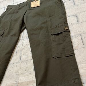 NWT Democracy Dark Green Cargo Pants